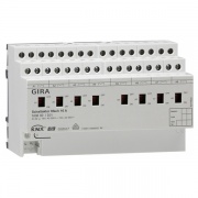 Реле , 8-канальное, 16 A с ручным управлением Gira KNX/EIB REG plus-типа