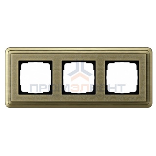 Рамка 3-ая Gira ClassiX Art Бронза/Бронза