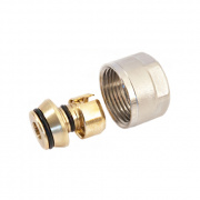 Соединение резьбозажимное STOUT - 16x2.0 x 3/4" (для металлопластиковых труб)