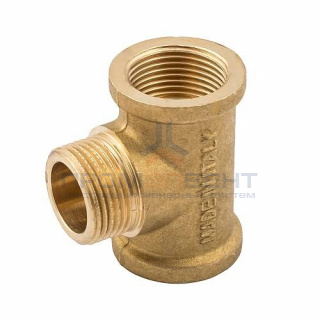Тройник с внутренней и наружной резьбой ELSEN METALIT EBF08 - 3/4" (латунь без покрытия)