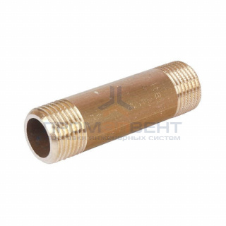 Удлинитель резьбовой STOUT - 2" длина 50 мм (НР/НР, латунь без покрытия)