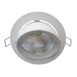 Светодиодный светильник поворотный downlight FL-LED DLC 30W 2700K 2600lm D187x154mm d172mm
