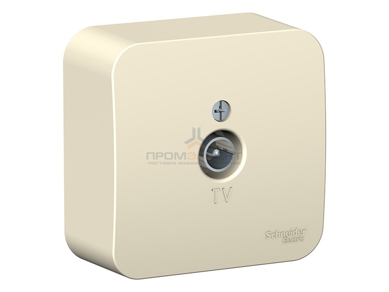 Розетка ТВ Blanca Schneider Electric молочная изол.пластина