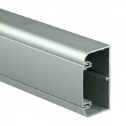 Кабель-канал алюминиевый 90х50 мм (с 1 крышкой), цвет серый металлик, DKC In-liner Aero (кабельный короб)
