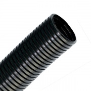 Труба гофрированная DKC DN29мм, ПВ-2, Dвн 28,3 мм, Dнар 34,5 мм, полиамид 6, цвет чёрный [бухта 25м]